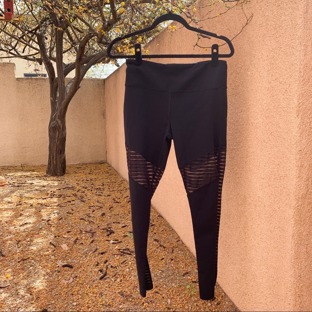 Glyder Striped Mesh Leggings